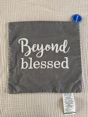 NWT “Beyond blessed” pillow COVER